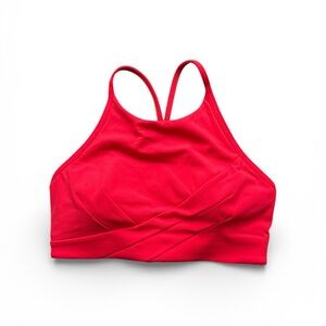LULULEMON *NWT* Flow Y Wrap-Front High-Neck Sports Bra 6 True Red